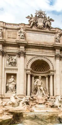 Eintrittskarte für die Unterwelt des Trevi-Viertels in Rom